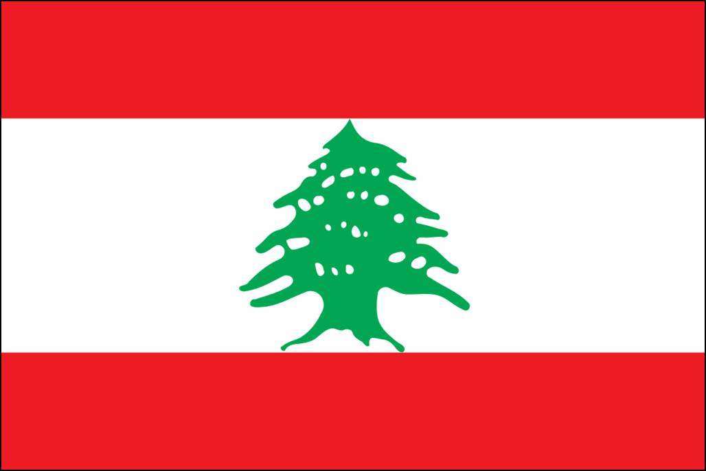 Lebanon-ın bayrağı