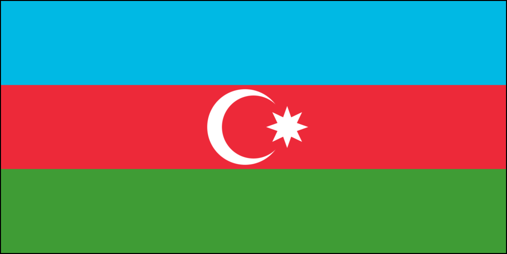 Флаг Азербайджана-1