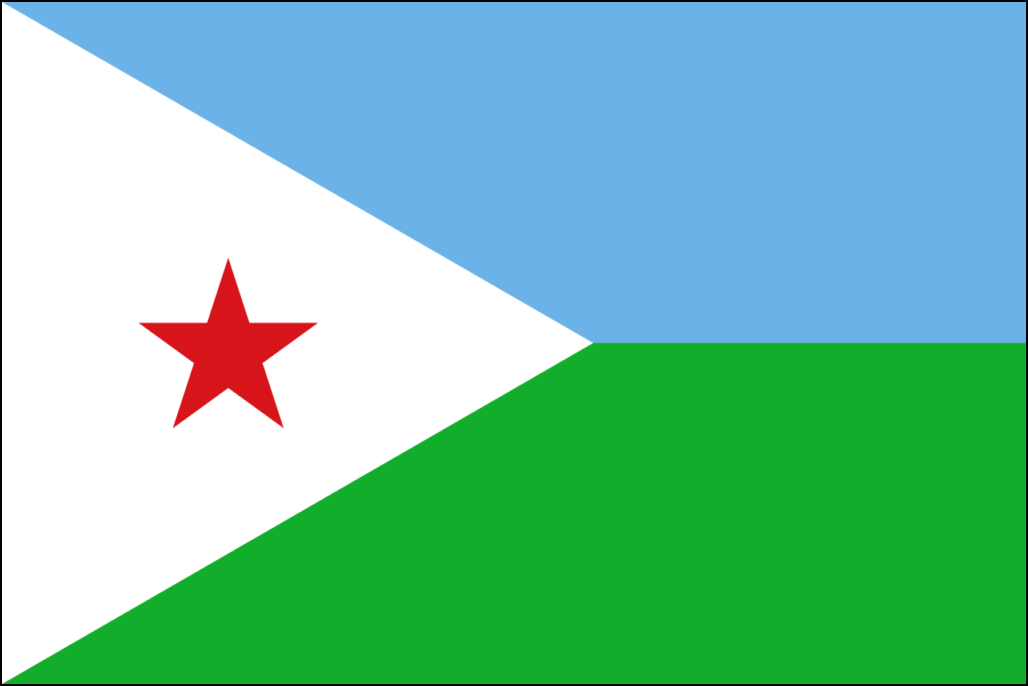 Флаг djibouti 1