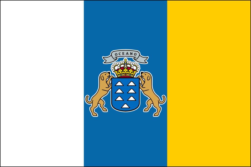 Флаг Канарскіх астравоў-1