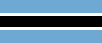 Botswana-1 Flagge