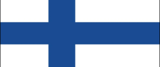 Wie sieht die Flagge von Finnland aus?