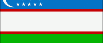 Bandera de uzbekistán