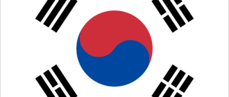 Drapeau de la Corée