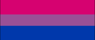 Flaga biseksualna