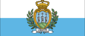 San Marinos flagga-1