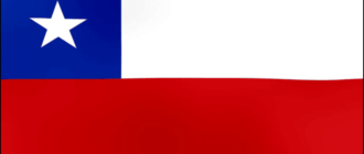 Flag of Chile Foto