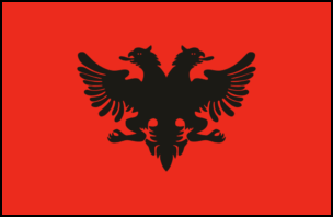 Vlag van Albanië-1
