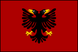 Flagge von Albanien-4
