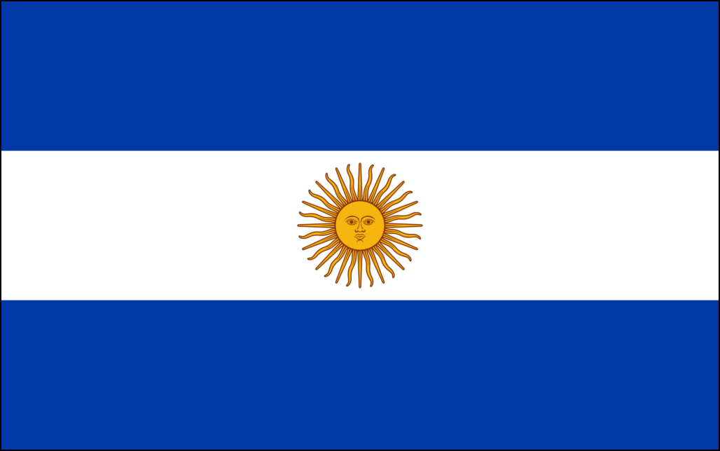 Flagge von Argentinien-5