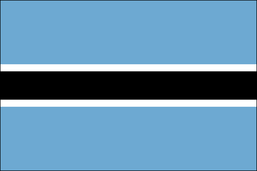 Botsvana-1 bayrağı