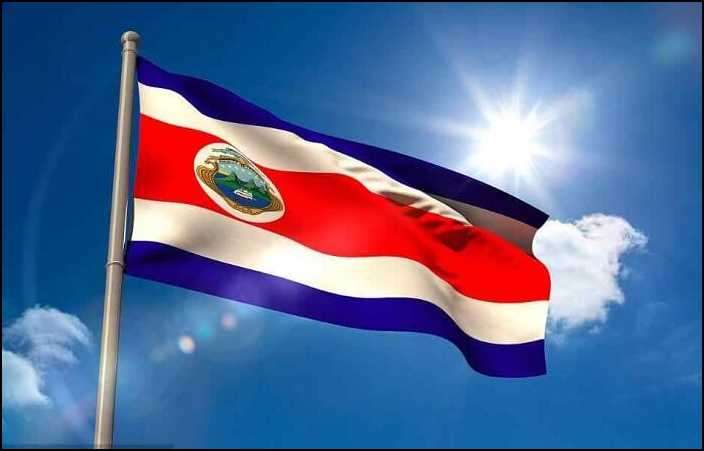 Знаме на Коста Рика-11