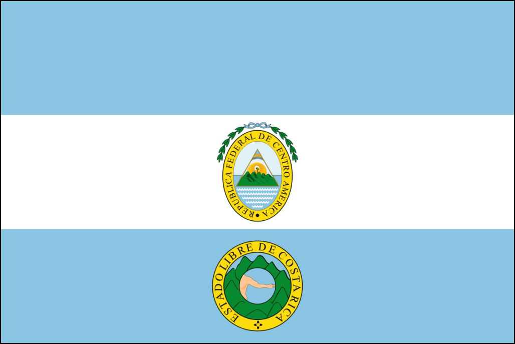 Знаме на Коста Рика-6