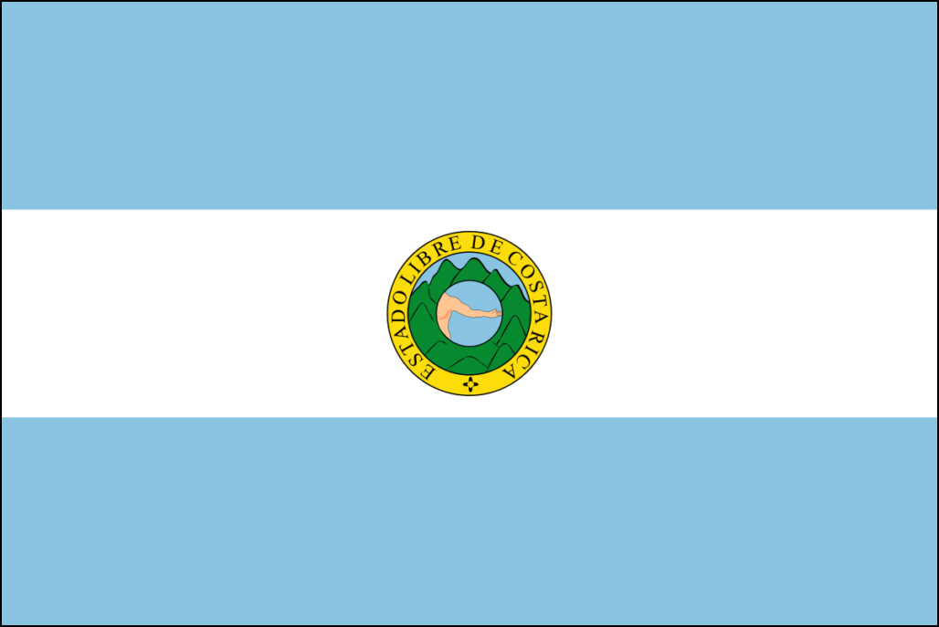 Знаме на Коста Рика-8