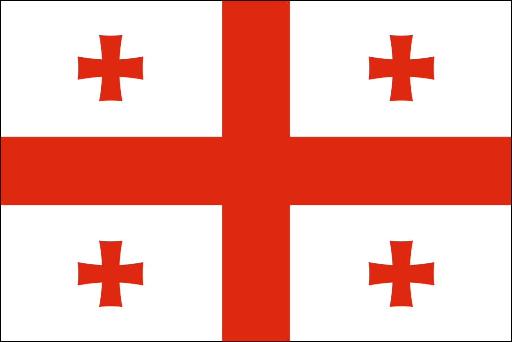 Bandiera Dell'Antica Georgia 150x90 Cm, AZ FLAG, Poliestere 100D