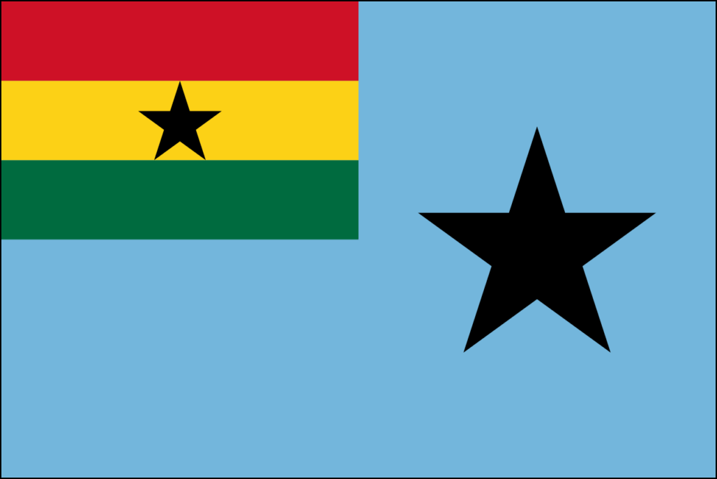 Ghana-7 Flagge