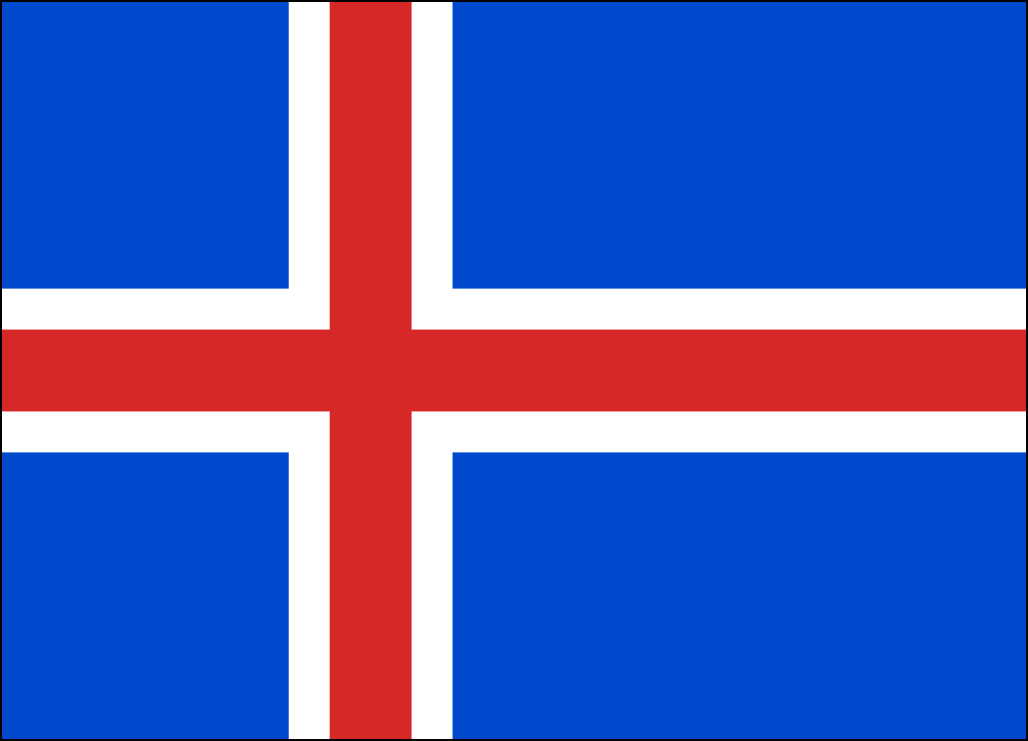 Bandiera dell'Islanda-2
