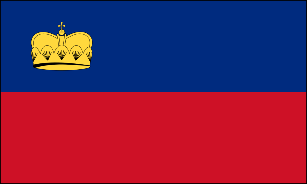 Flag Liechtenstein-4
