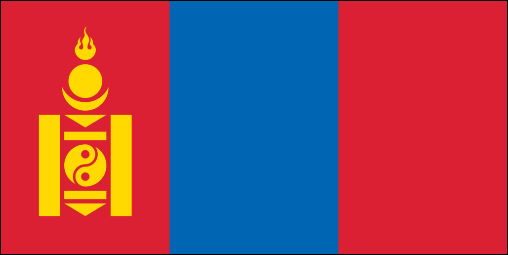 Vlag van Mongolië-1