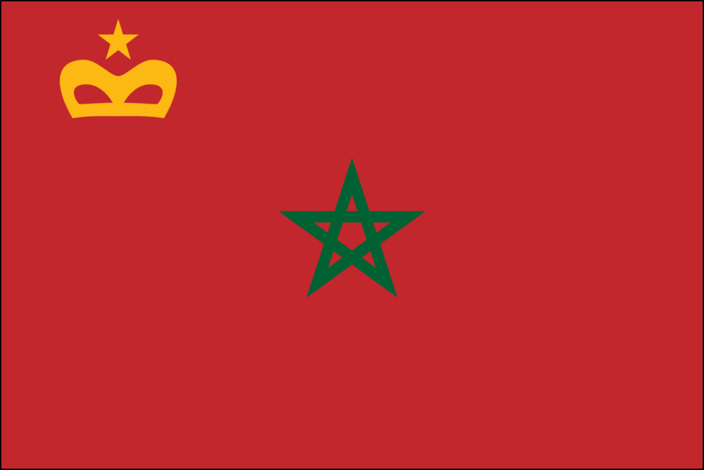 Flagge von Marokko-8