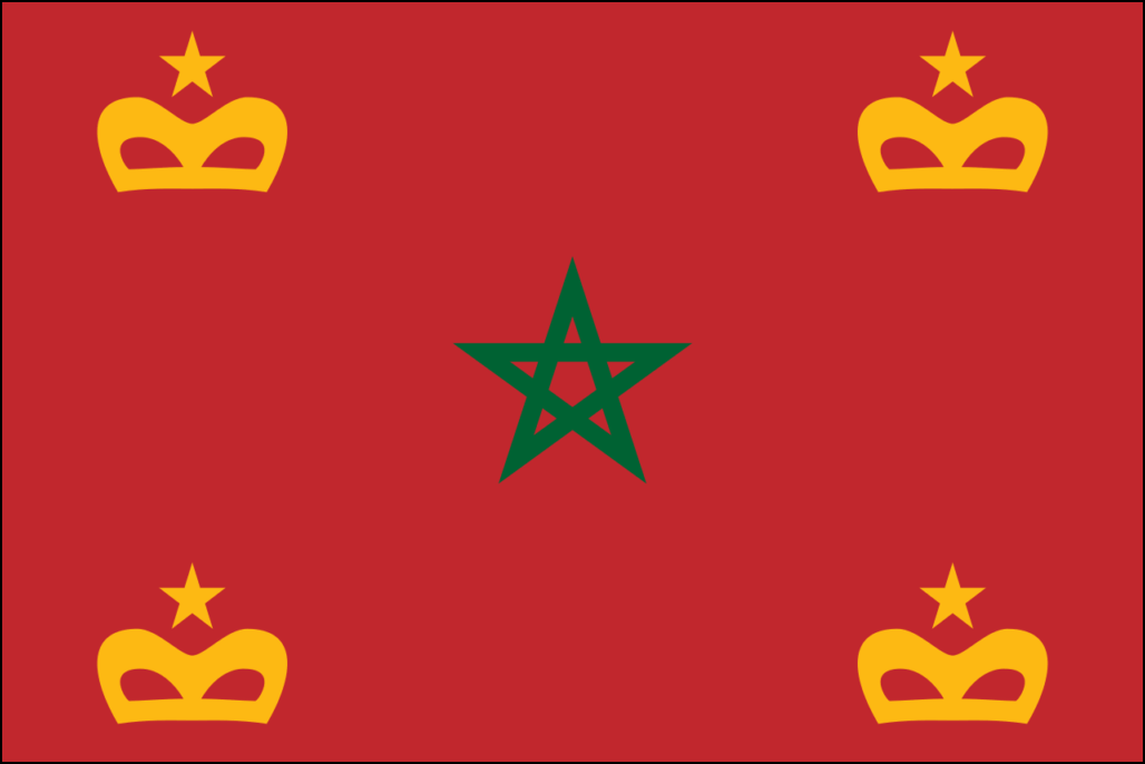 Flagge von Marokko-5