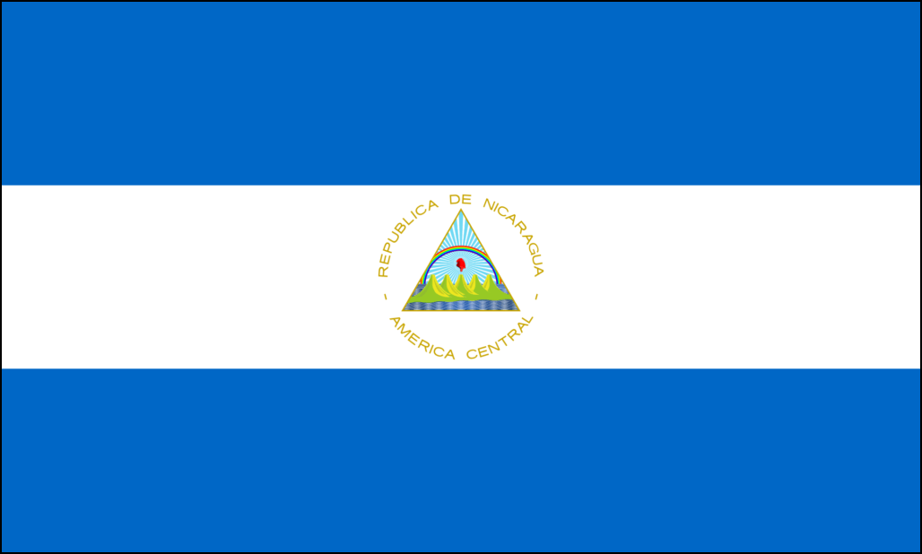 Nicaragua-1 Flagge