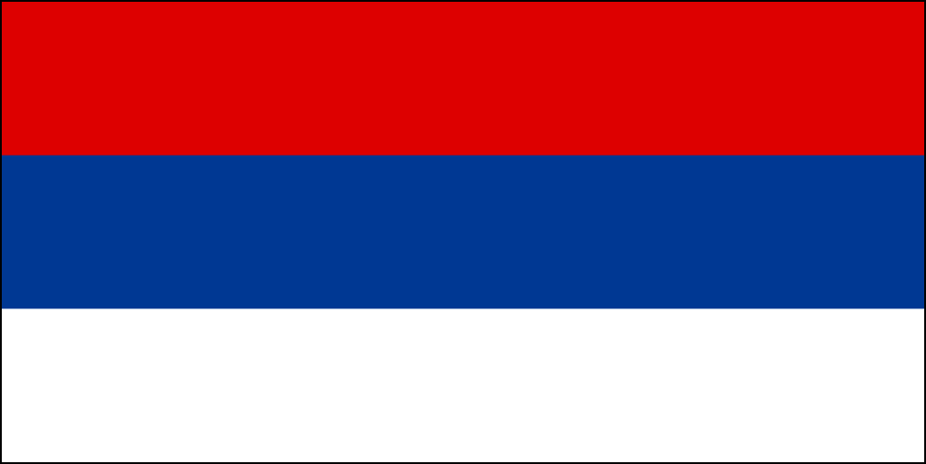 Flagge von Serbien-17