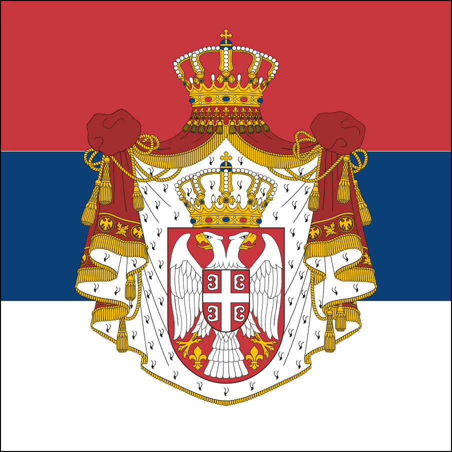 Flagge von Serbien-23