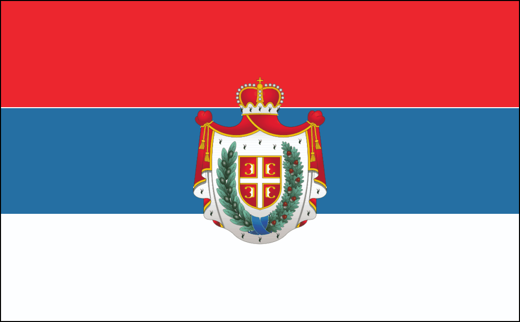 Flagge von Serbien-31