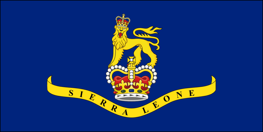 Sierra Leones flag