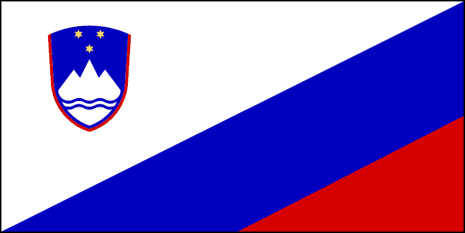 Flagge von Slowenien-24