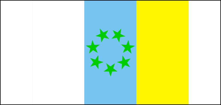 Flagge der Kanarischen Inseln-3