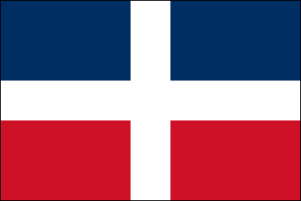 Flag of the Dominikanske Republik-2