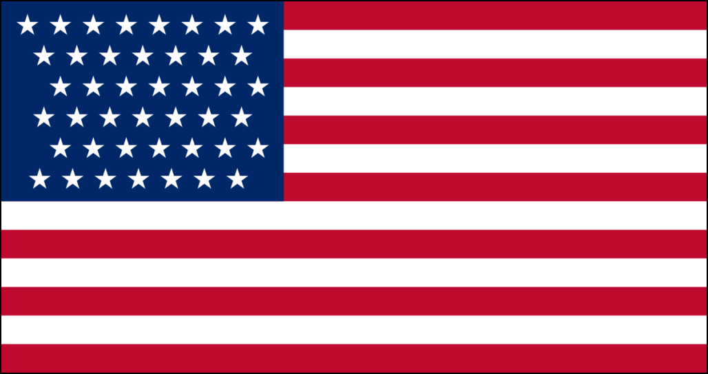 Flagge von USA-30