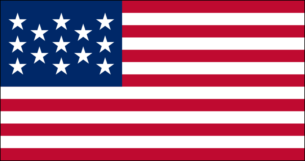 Flagge der USA-9