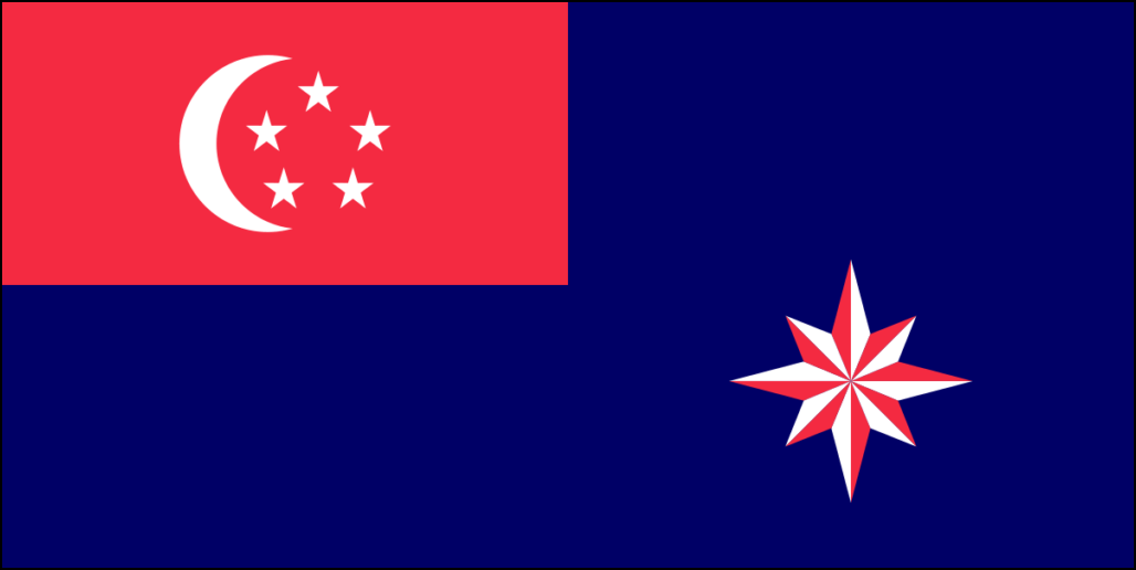 Singapur-11 Flagge