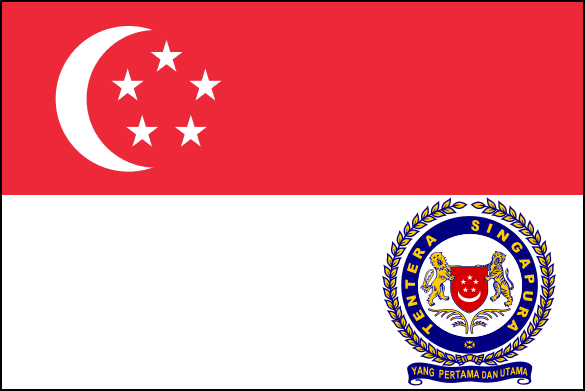 Singapur-12 Flagge