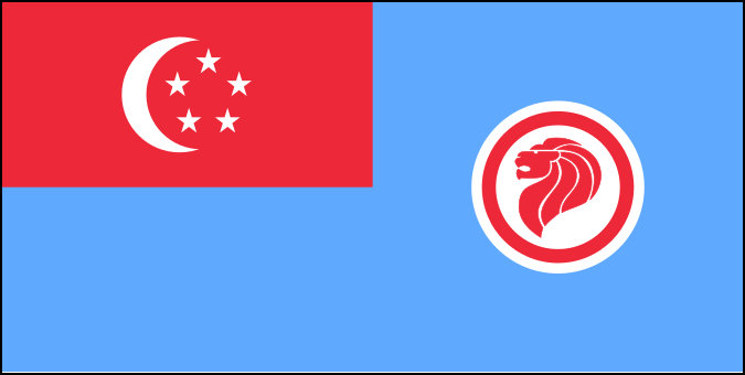 Singapore-14 flag
