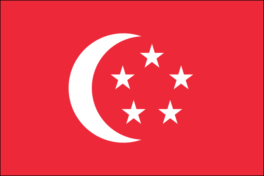Singapore-8 vlag