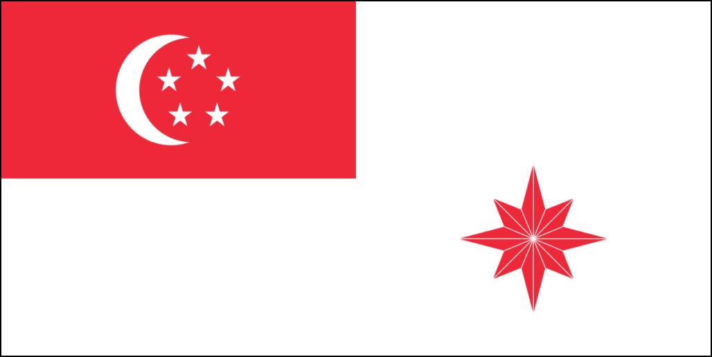 Flagge von Singapur-10