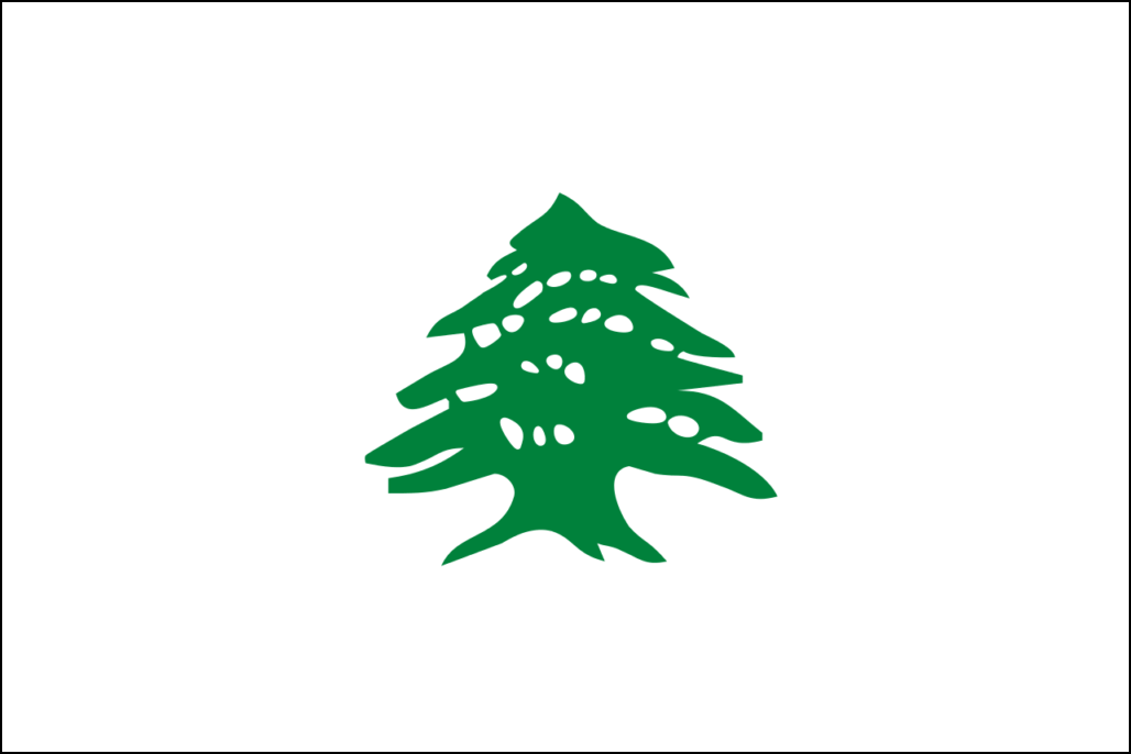 Flagge des Libanon-3