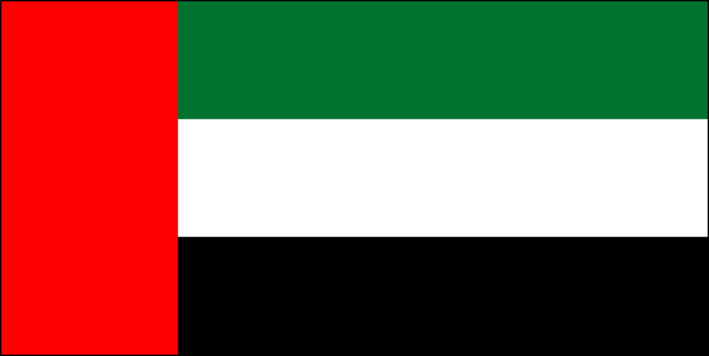 Bandera de los Emiratos Árabes Unidos-1