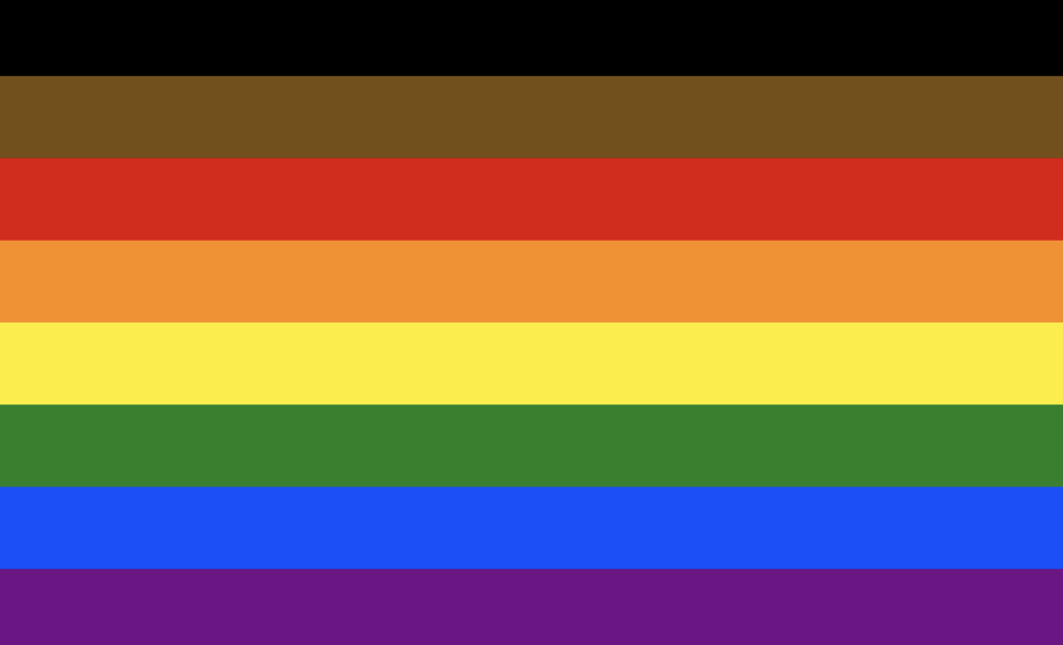 Philadelphia's People of Color Inclusive Flag