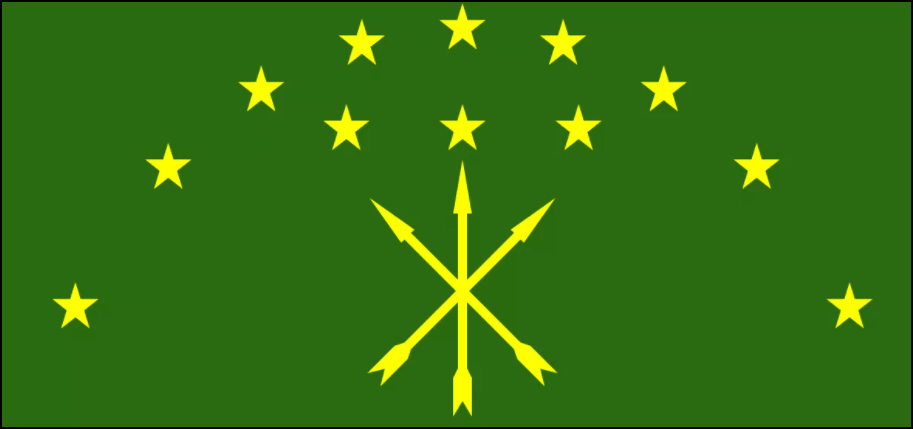 Adygha bayrağı