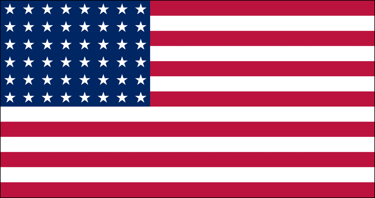 Die Flagge von Alaska zeigt die Konstellation