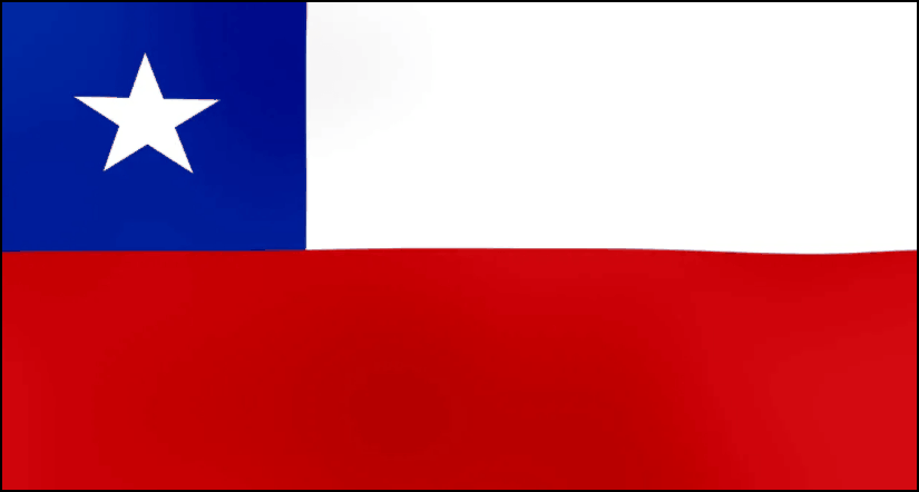 Fotografie vlajka Chile