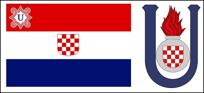 クロアチアの写真の旗