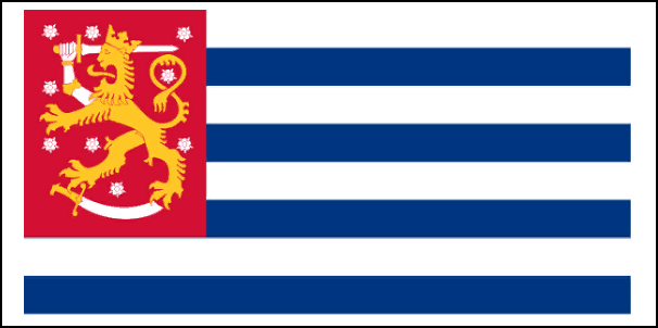 Bandiera della Finlandia Foto