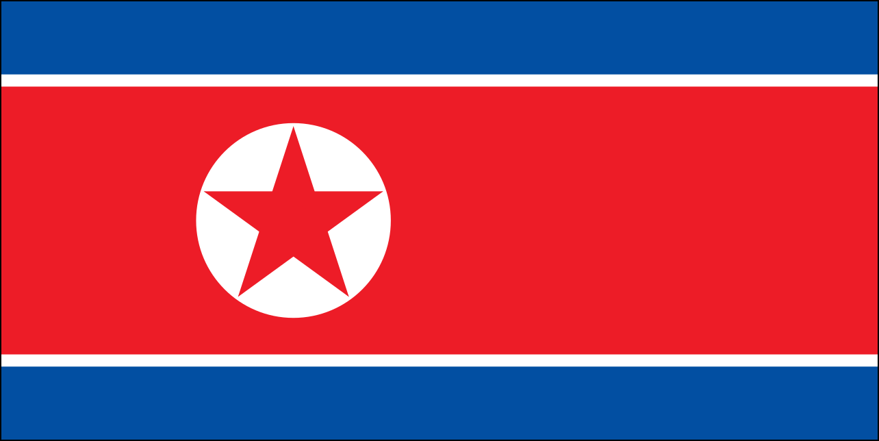 Põhja -Korea lipp