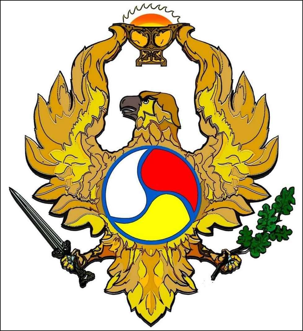Flagge von Nord-Ossetien